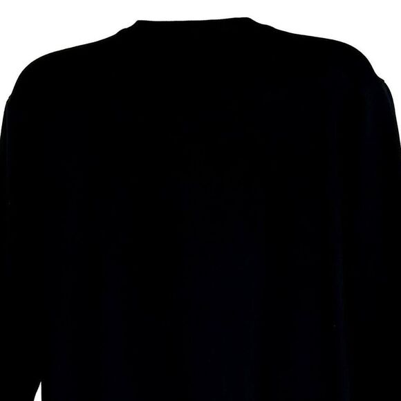 Speedway Luxury Italian Top Women's Large Black Bead Embellishments Long Sleeve - Picture 4 of 10